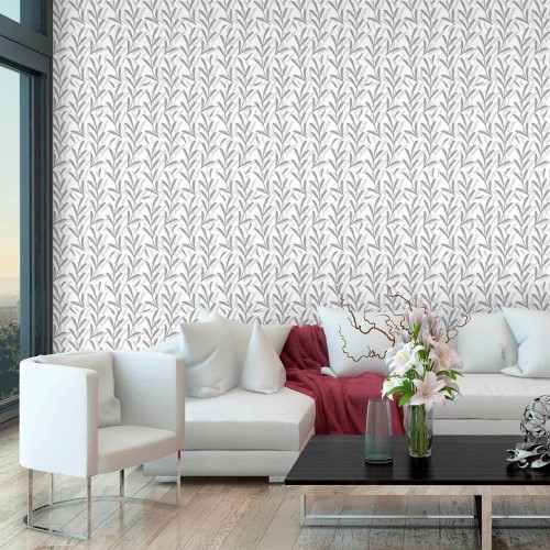 Adesivo de parede Papel de Parede Olive Gray