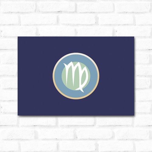 Adesivo de parede Placa Decorativa Virgem