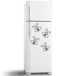 Adesivo de Geladeira Abelhinhas